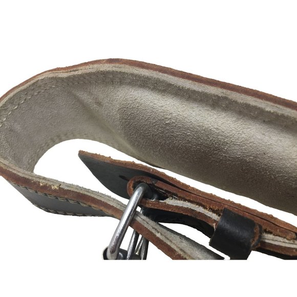 Valeo 6" Leather Weightlifting Belt - Back Support for Body Builders and Weight - Picture 7 of 9